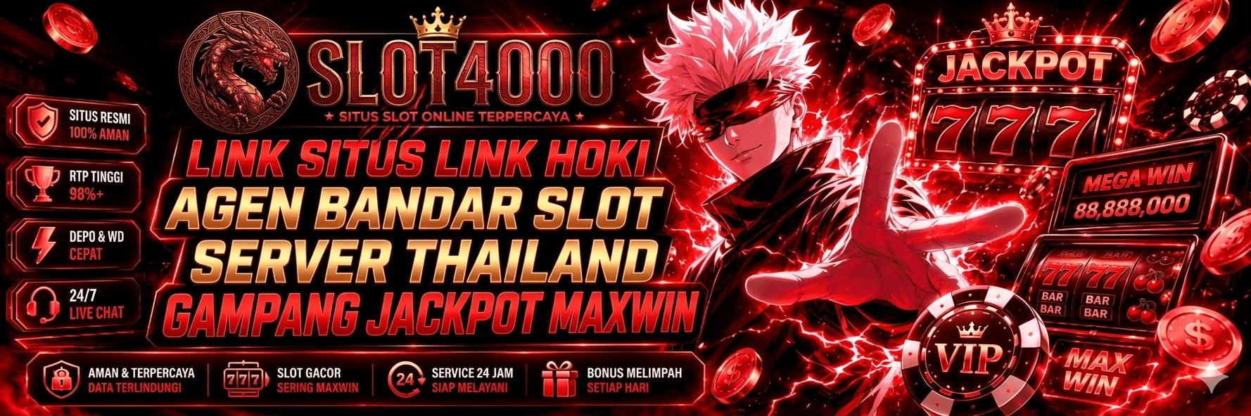 SELAMAT DATANG DI SLOT4000 | SLOT GACOR TERPERCAYA HARI INI GAMPANG MENANG